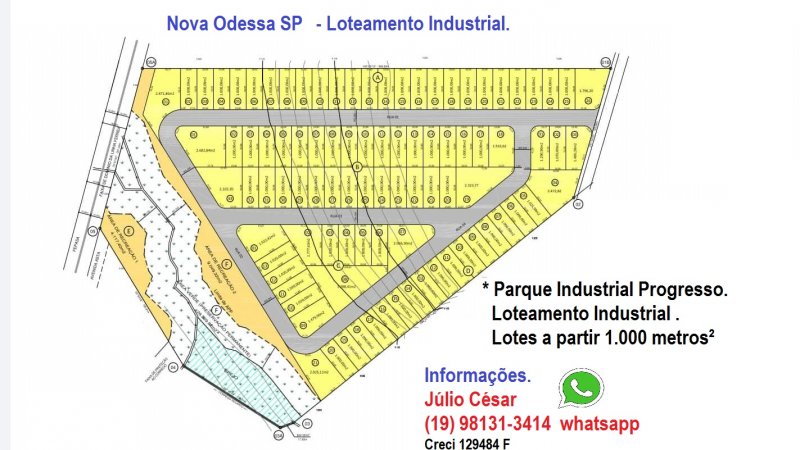 Industrial - Lançamentos - Parque Industrial Recanto - Nova Odessa - SP